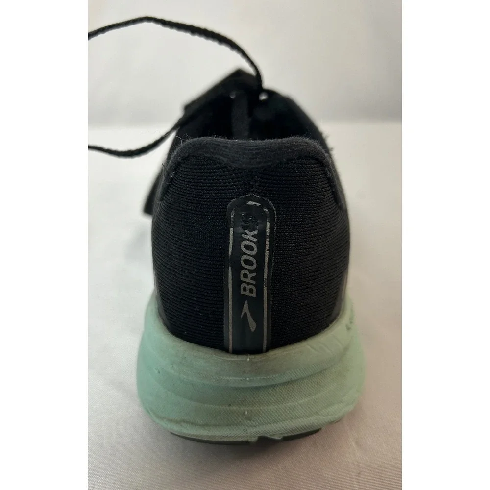 Brooks Launch 8 Womens Running Shoes Black Mint Green Speed Neutral Size  7 - Picture 12 of 16